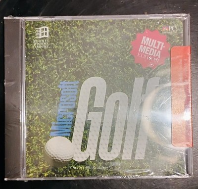 Microsoft Golf Multi-Media Edition Computer CD Game BRAND NEW SEALED With CoA!