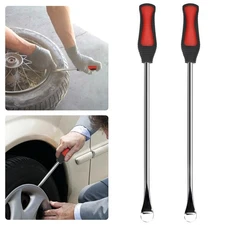 2Pcs 14.5" Steel Tire Spoon Lever Iron Tool Kit for Motorcycle Car Tire Changing