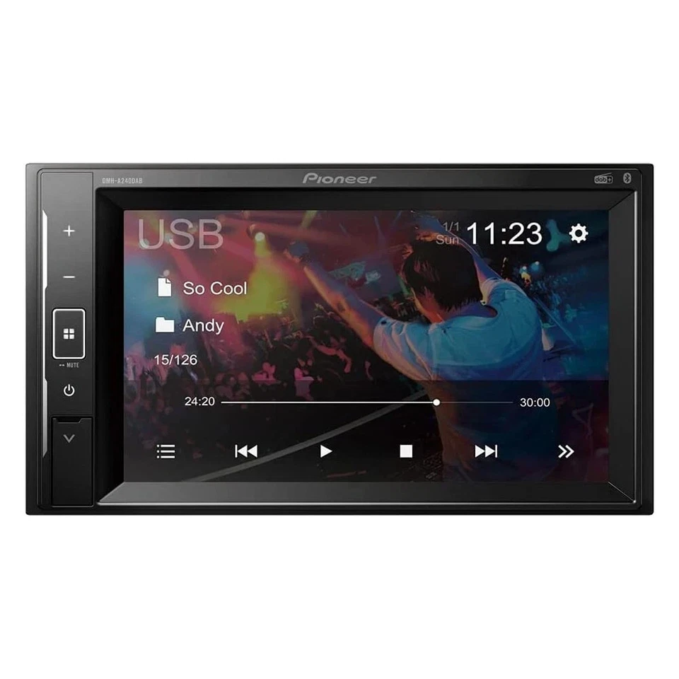 Pioneer DMH-A240DAB Doppel-DIN MP3-Autoradio Touchscreen DAB Bluetooth USB iPod - Bild 3 von 4