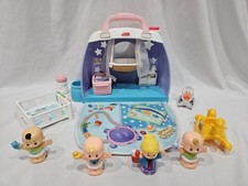 Fisher-Price Little People Cuddle & Play Baby Nursery Playset With Figures