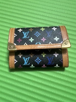 Louis Vuitton Minigeldbörse Multicolor Schwarz