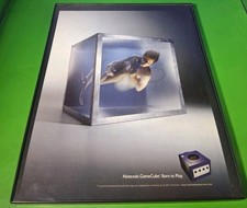 Nintendo Gamecube 2001 Vintage Framed Print A...