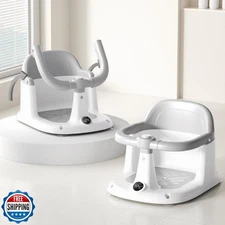 PandaEar Baby Bath Seat for 6 Months and Up, Non-Slip Toddler Bath Chair with