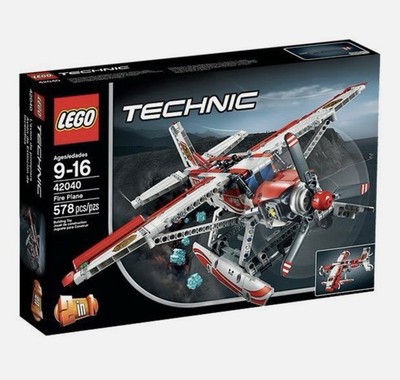 LEGO TECHNIC: 2-in-1 Fire Plane Set 42040 Retired New Sealed 578 Pieces
