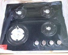 CATA 100 - 60cm 4-flammiges Gas-auf-Glaskochfeld schwarz