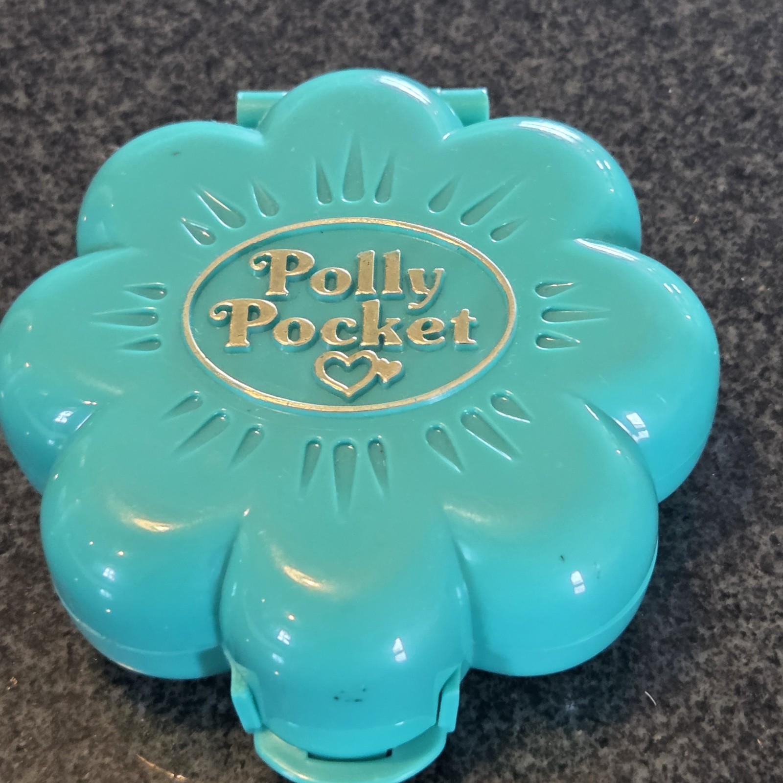 Polly Pocket Vintage Splash 'n Slide Water Park Bluebird Toys Case 2 Dolls 1990