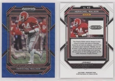 2023 Panini Prizm Draft Picks Blue Wave Prizm /249 Herschel Walker #43