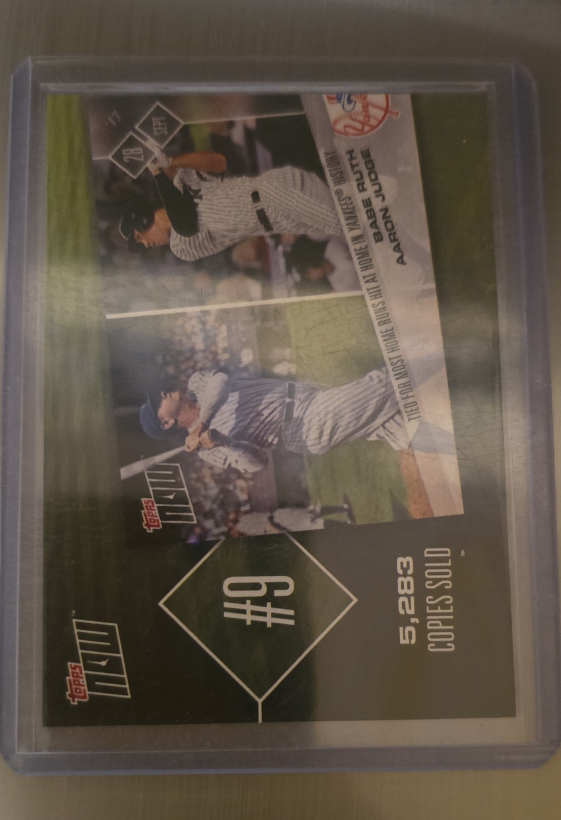 2017 Topps Now - Aaron Judge, Babe Ruth #669 /5283 (RC)