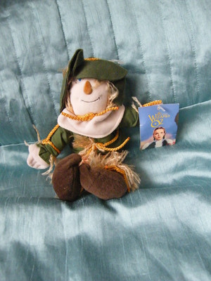 THE WIZARD OF OZ SCARECROW 9 ZOLL BEANIE PLÜSCHTIER STOFFTIER MIT ETIKETT