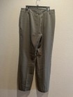 Evan-Picone Women's Gray Check Dress Pants Straight Leg Polyester Rayon — photo 2