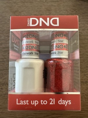 DND Daisy | 402 Firework Star | Gel Polish & Nail Lacquer Duo Set | 0.5 oz