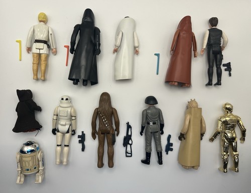 STAR WARS Vintage FIRST 12 Original Kenner Figures 9 COMPLETE ! No Repro LUKE - Picture 24 of 24