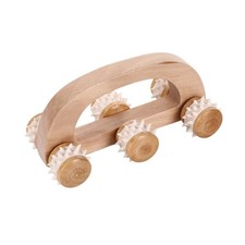 6 Wheel Manual Massage Roller For Deep Tissue Relief Ergonomic Body Massage Tool