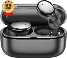 Bluetooth 5.4 Wireless Earbuds In-Ear Headphones w/ Mic Deep Bass for Workout