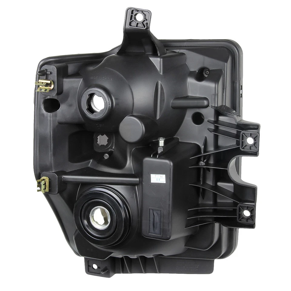 Juego de faros/lámparas laterales transparentes carcasa negra para Ford Super Duty 2008-2010 Foto 4 de 4