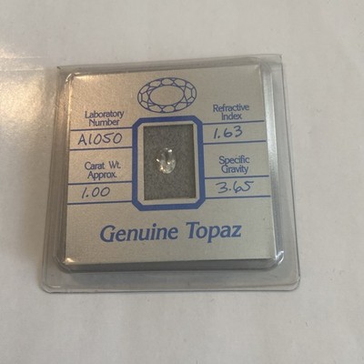 1 Carat Topaz Gemstone - Opex International Certified