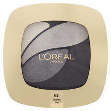 Image of L'Oreal Paris Color Riche Les Ombres Quad Eyeshadow E5 Smoky Velours Noir