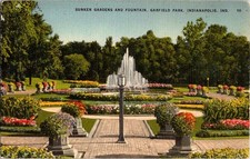 Indianápolis Indiana IN: FOUNTAIN SCENE j/15 AX1041
