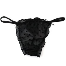 VICTORIA'S SECRET Dream Angels Heart Chiffon String Thong Panty S M L XL