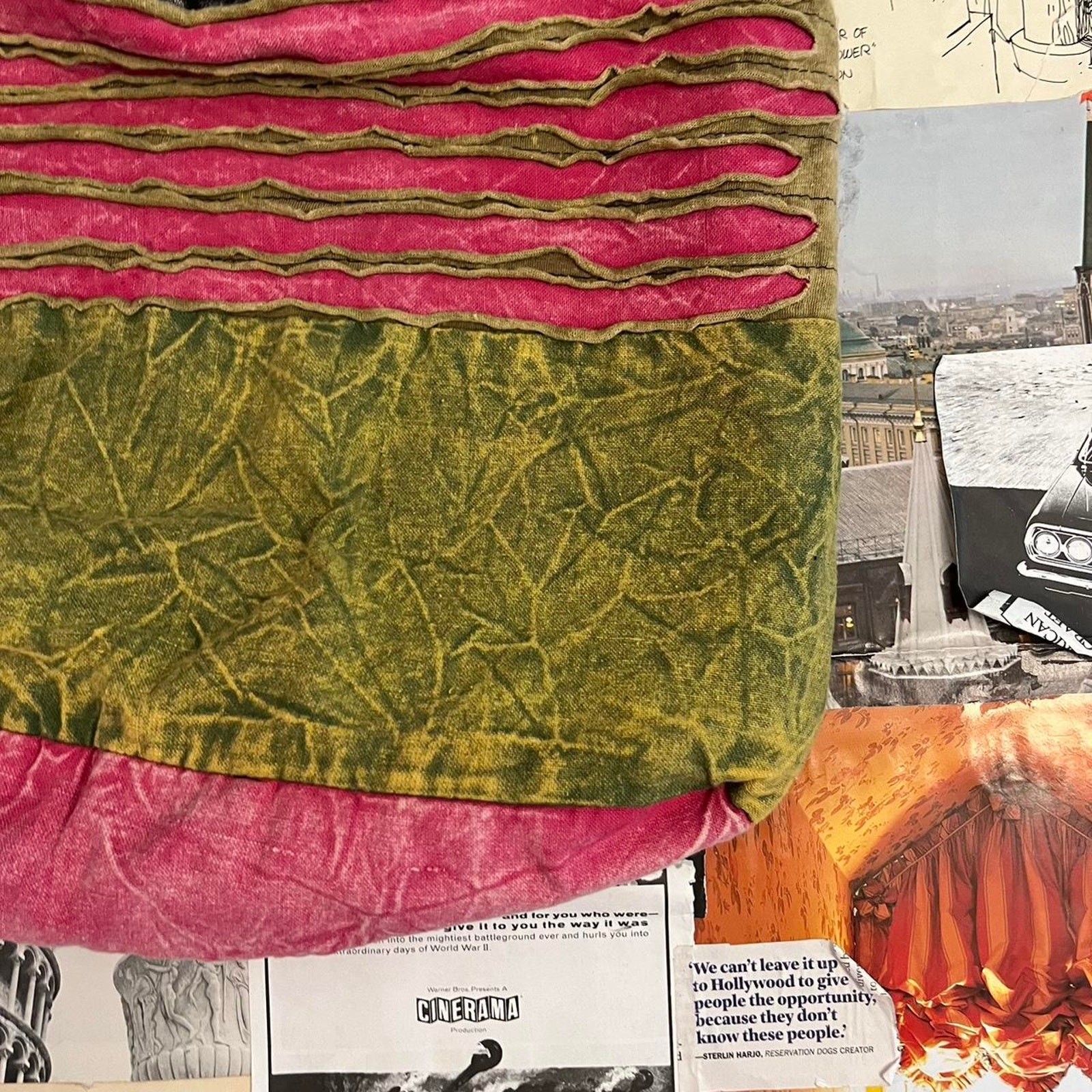 Cute boho patchwork shoulder bag - image 4