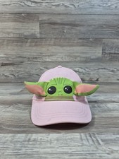 Star Wars Baby Yoda Movie Youth Girls Hat Cap Adjustable Strapback Pink
