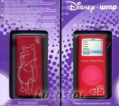iPod Nano 1Gen Disney Winnie Pooh Hülle ROT