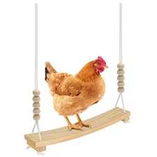 Arc-Shaped Chicken Swing Perch - Essential Coop Enrichment Toy for Hens