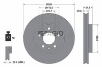 2X Bremsscheibe Pagid 54654NHC FüR Opel Antara L07 Cdti 4X4 Lpg Suzuki XL7 Da Db
