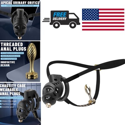  Male Chastity Kit with Multiple Ring Sizes and Comfortable Fit for All Day Use