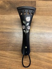 Scarsa coda di violino antico vintage misura 1/2 con dettagli MOP foliati