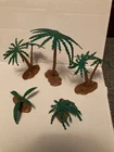 1950'sPREHISTORIC  Marx PALM TREES FERNS TOPS PLAYSET ALSO JUNGLE SETS  IWO JIMA