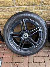Mercedes Benz 19 Satin Black Alloy Wheels with Continental Tyres