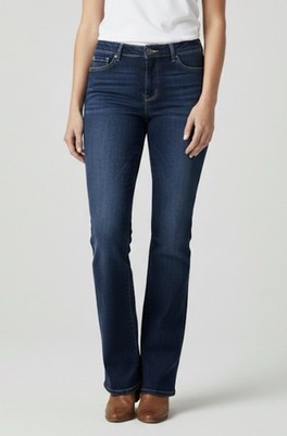 Lee Riders Midrise Bootcut Jeans Dark Wash Denim Size 16L Tall Long Women's Pant
