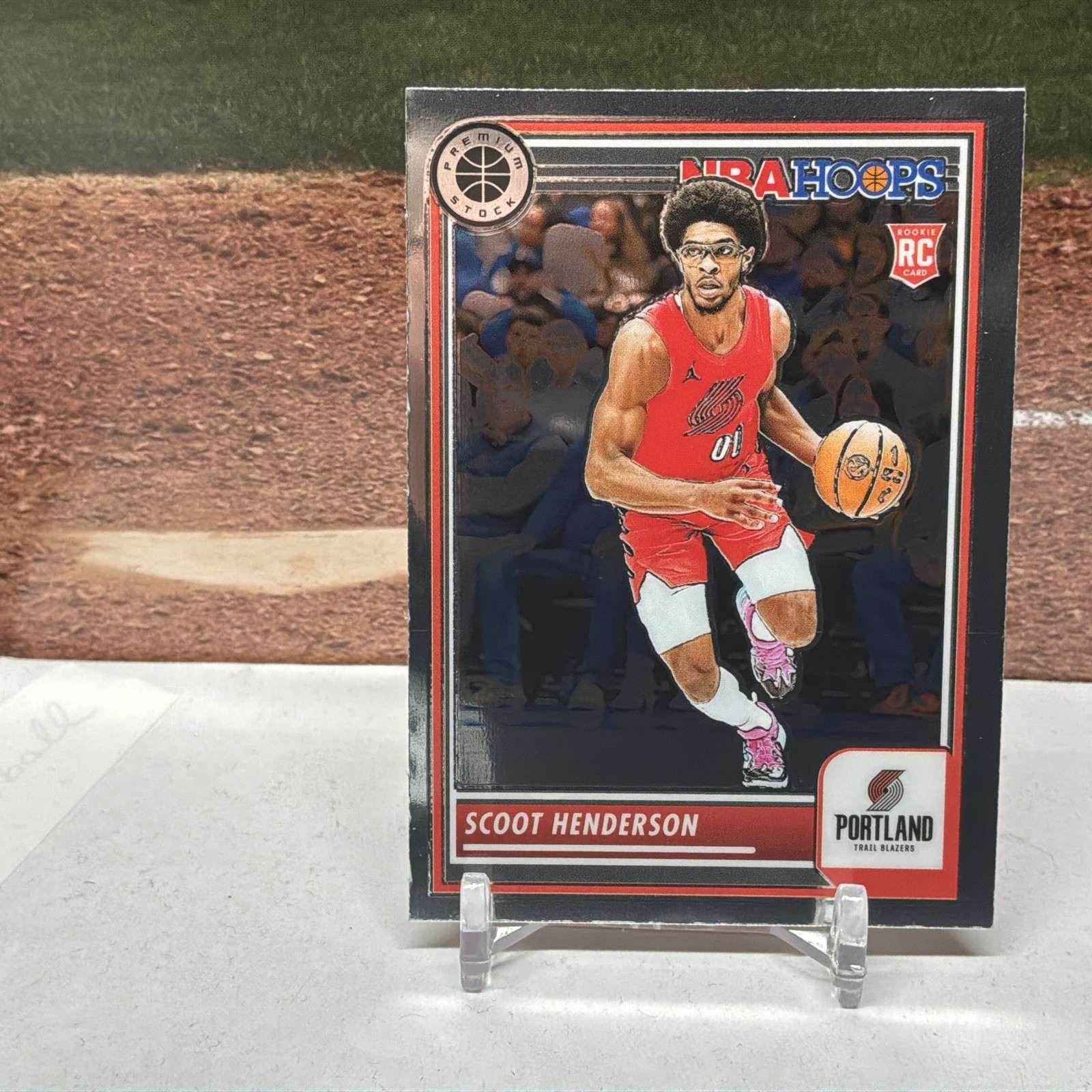 Scoot Henderson 2023-24 NBA Hoops Premium Stock #137 Trail Blazers Rookie