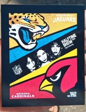 THE WARNING 2025 NFL Halftime Magnet  Jacksonville JAGUARS VS Arizona CARDINALS 