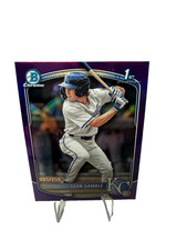 Sean Gamble 2025 Bowman Draft Chrome 1st Purple Refractor /250 #BDC-178 Royals
