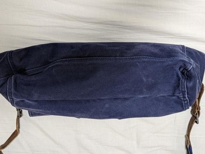 Polo Ralph Lauren Canvas Shoulder Bag Fireman Hook Navy Limited 