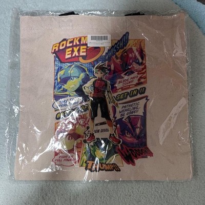 CapuTore x Mega Man EXE American Comic Style Tote Bag - DeAutographed B