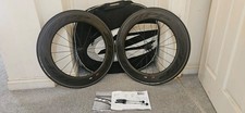 Zipp 808 Firecrest Tubular  Wheels 11SP Shimano Vittoria CORSA TT With Zipp Bag