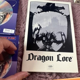 Dragon Lore Panasonic 3DO Complete CIB 3 Discs Long Box Manual Inserts Mindscape