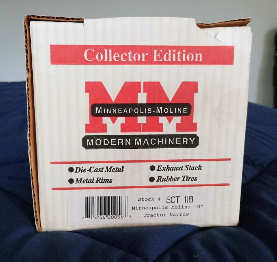 Spec Cast Liberty Classics 1/16 Minneapolis Moline U Toy Tractor - SCT-118 NEW - Image 4 of 4