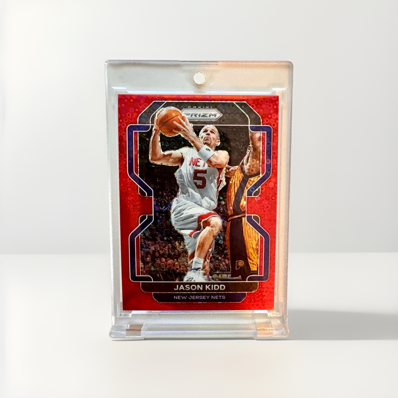 2021-22 Panini Prizm Jason Kidd Red Disco /100 #244 New Jersey Nets Color Match