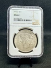 1923 90% Silver Peace Dollar NGC MS62!
