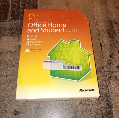 Genuine Microsoft Office 2010 Home and Student Family Pack w/ Box Read 