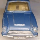 Dinky Toys Ford Cortina MK1 1:43 Scale Metallic Blue Model Car Vintage .......