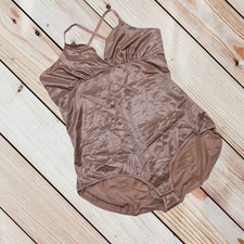 SKIMS 3X tan simply bare brief bodysuit