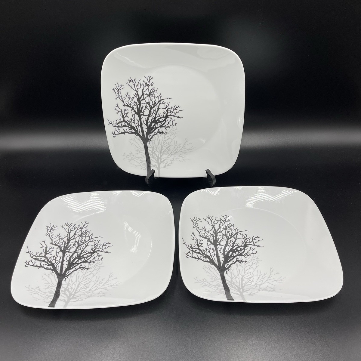 Timber Shadows Black Corelle Dinnerware Sets Corelle TIMBER