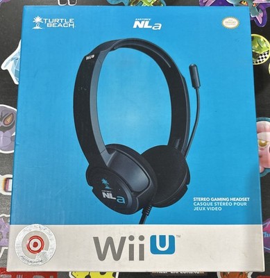 Turtle Beach Ear Force NLa Black Headband Headsets For Wii U & 3DS!!