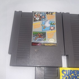 Nintendo NES Game Lot 3- Mario 3, Super pitfal, Mario/duck hunt/track and field