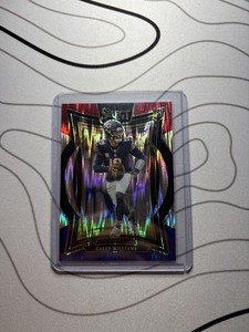 2024 Panini Select - Concourse Caleb Williams #25 Red & Blue Shock Prizm (RC)